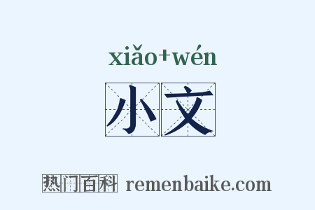 小文是什么意思的图片